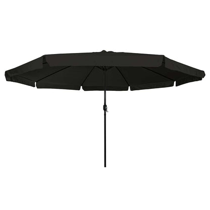 Garden Parasol Black 394 x 394 x 248 cm Polyester and Steel