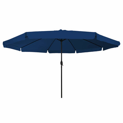 Garden Parasol Azurblau 394 x 394 x 248 cm Polyester and Steel