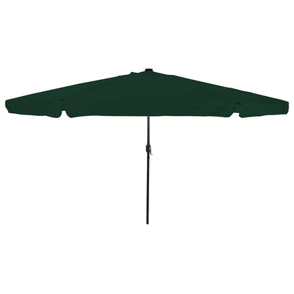 Garden Parasol Green 395 x 395 x 245 cm Polyester