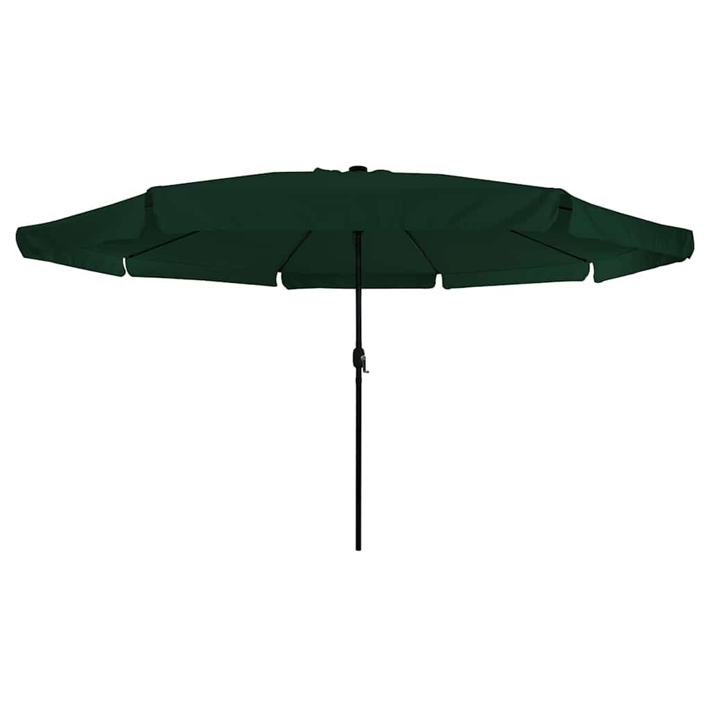 Garden Parasol Green 395 x 395 x 245 cm Polyester