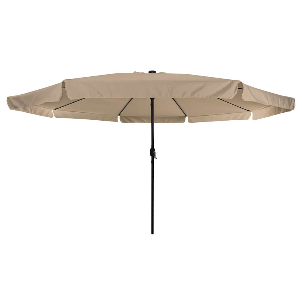 Garden Parasol Taupe 395 x 395 x 245 cm Polyester