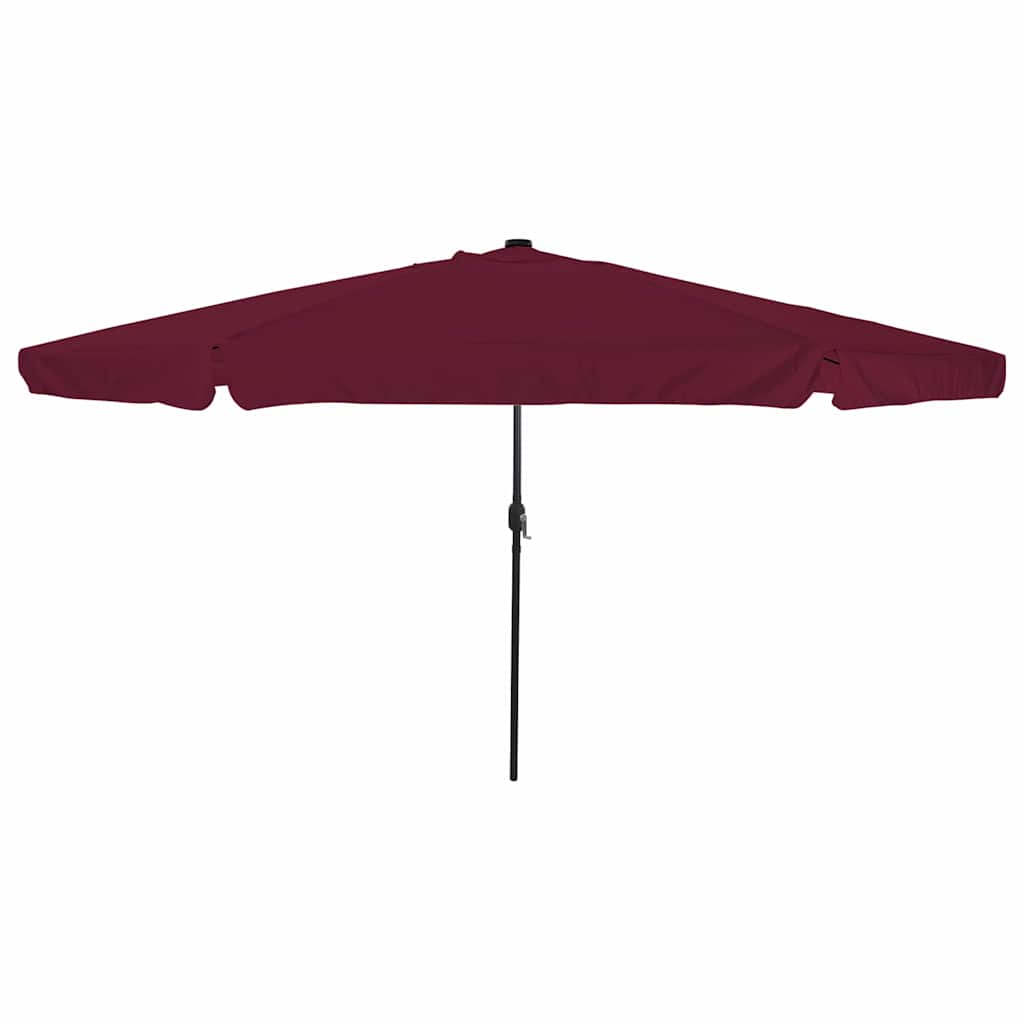 Garden Parasol Bordeaux Red 395 x 395 x 245 cm Polyester