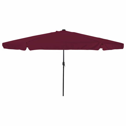 Garden Parasol Bordeaux Red 395 x 395 x 245 cm Polyester