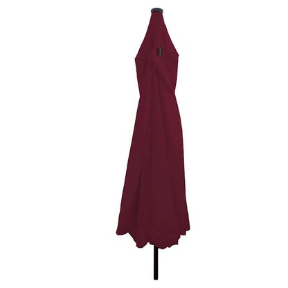 Garden Parasol Bordeaux Red 395 x 395 x 245 cm Polyester