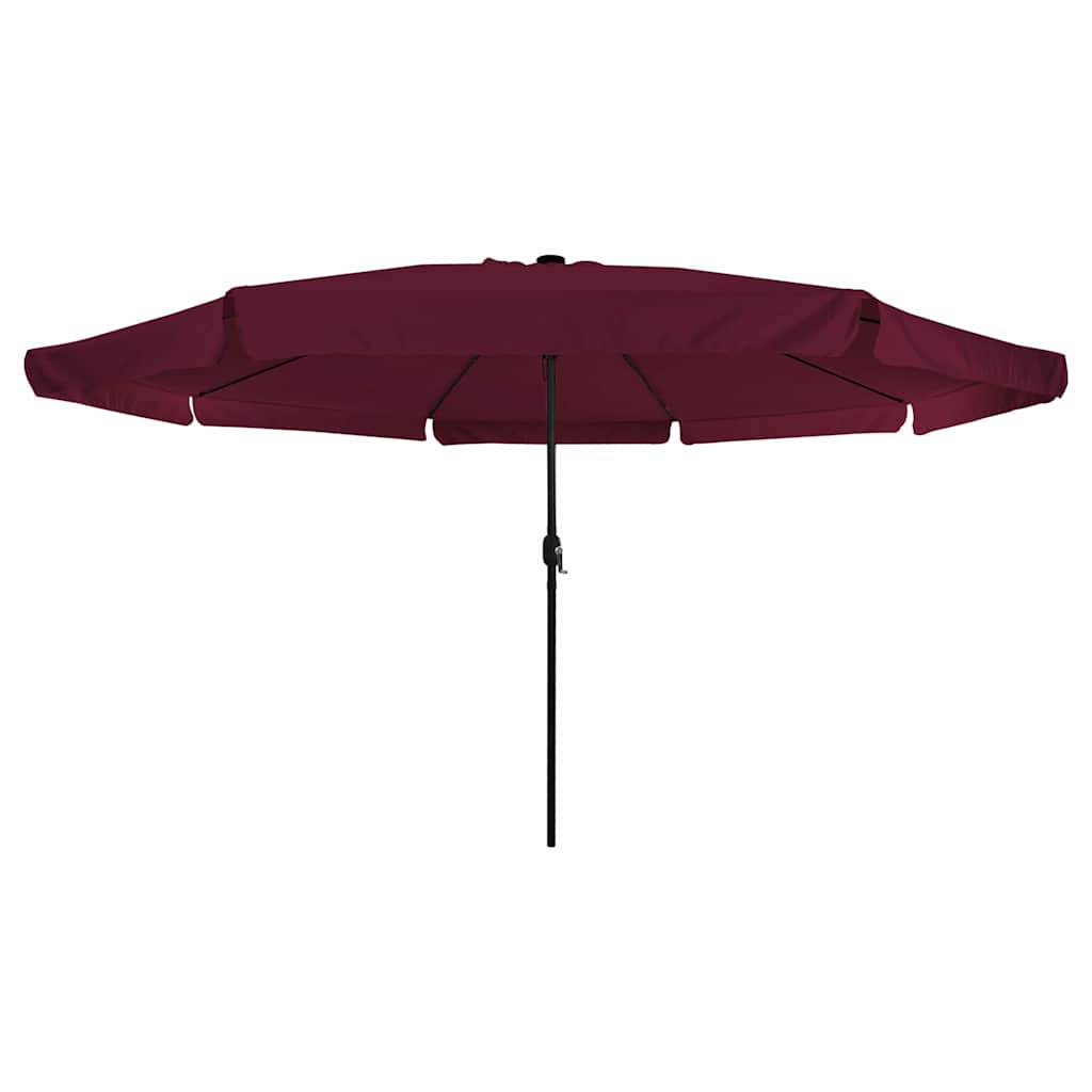 Garden Parasol Bordeaux Red 395 x 395 x 245 cm Polyester