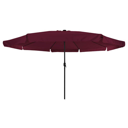 Garden Parasol Bordeaux Red 395 x 395 x 245 cm Polyester