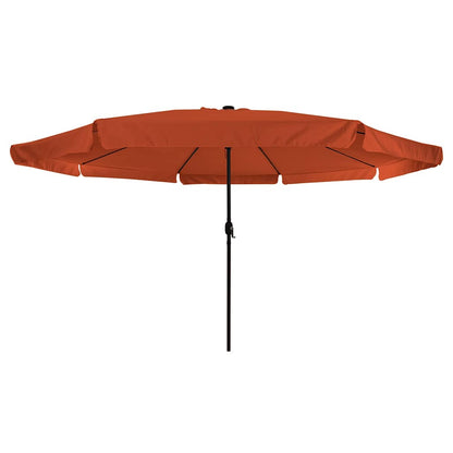 Garden Parasol Terracotta 395 x 395 x 245 cm Polyester