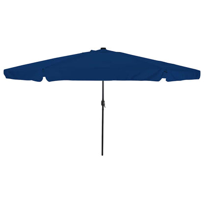 Garden Parasol Azurblau 395 x 395 x 245 cm Polyester