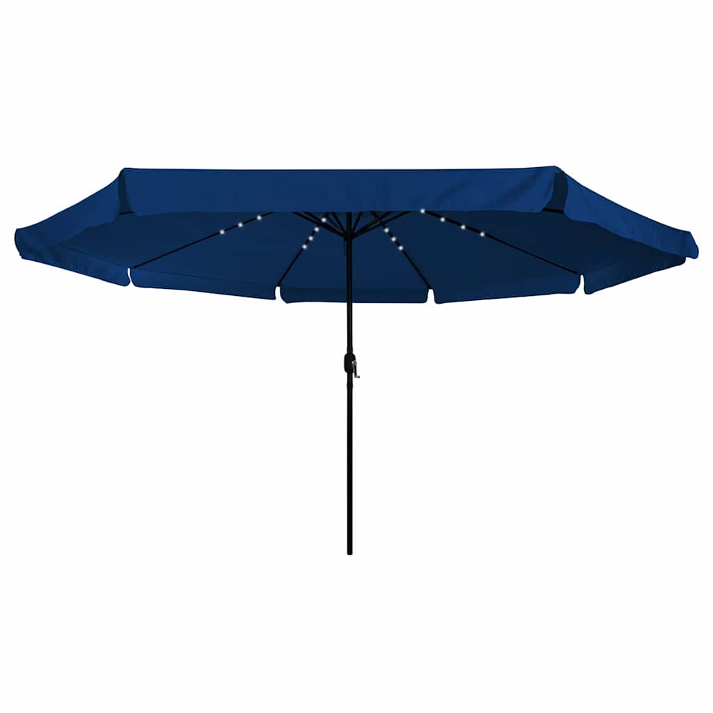 Garden Parasol Azurblau 395 x 395 x 245 cm Polyester