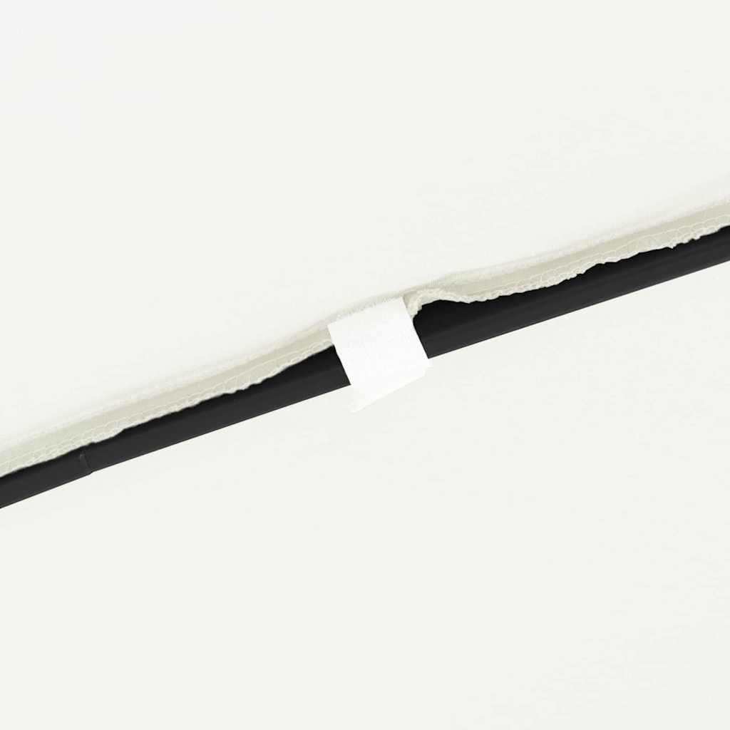 Garden Parasol Sand 295 x 295 x 245 cm Polyester and Steel