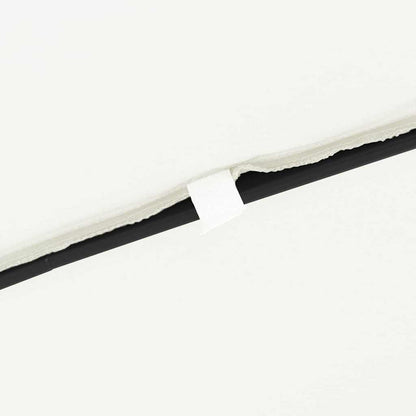 Garden Parasol Sand 295 x 295 x 245 cm Polyester and Steel