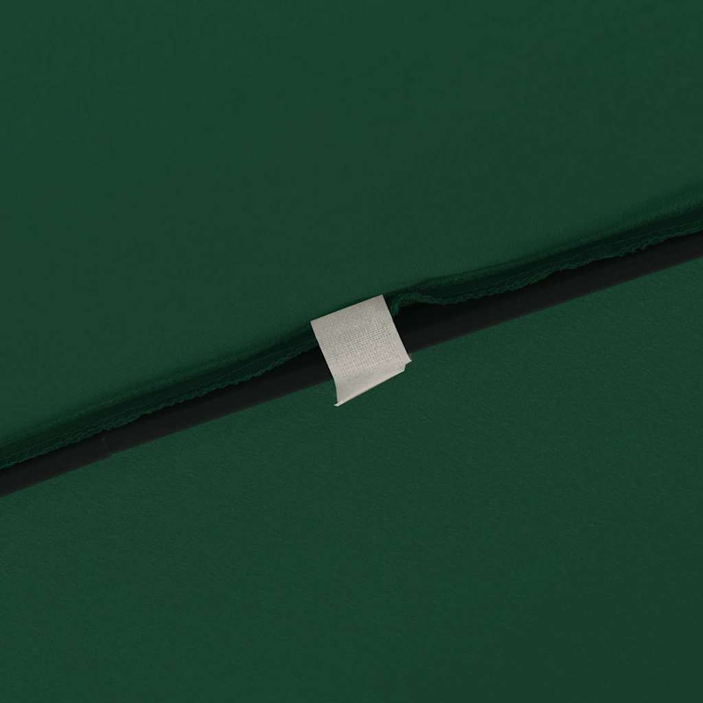 Garden Parasol Green 295 x 295 x 245 cm Polyester and Steel