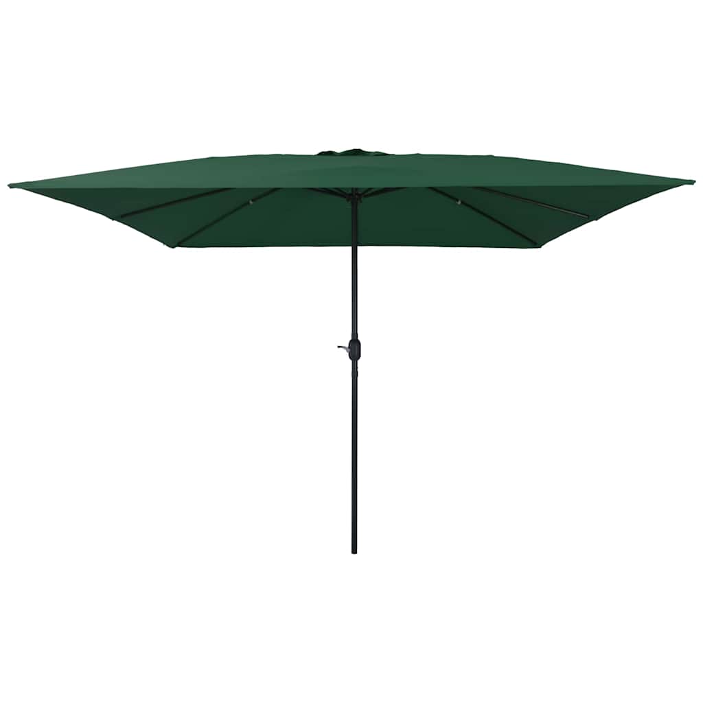 Garden Parasol Green 295 x 295 x 245 cm Polyester and Steel