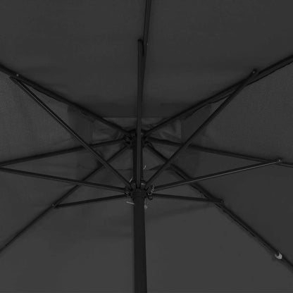 Garden Parasol Anthracite 295 x 295 x 245 cm