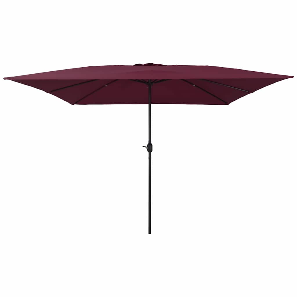 Garden Parasol Bordeaux Red 295 x 295 x 245 cm