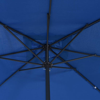 Garden Parasol Azurblau 295 x 295 x 245 cm Polyester and Steel