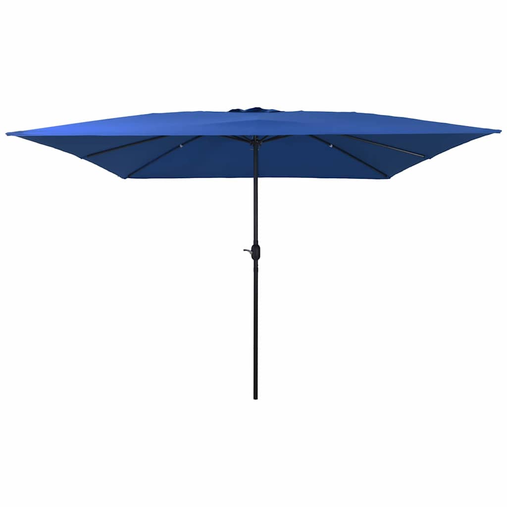 Garden Parasol Azurblau 295 x 295 x 245 cm Polyester and Steel