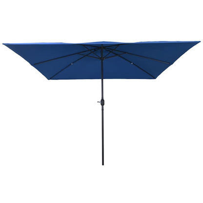 Garden Parasol Azurblau 295 x 295 x 245 cm Polyester and Steel
