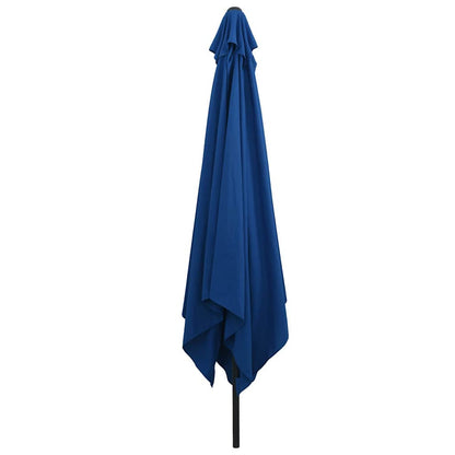 Garden Parasol Azurblau 295 x 295 x 245 cm Polyester and Steel