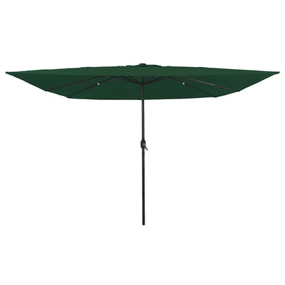 Garden Parasol Green 295 x 295 x 245 cm Polyester and Steel