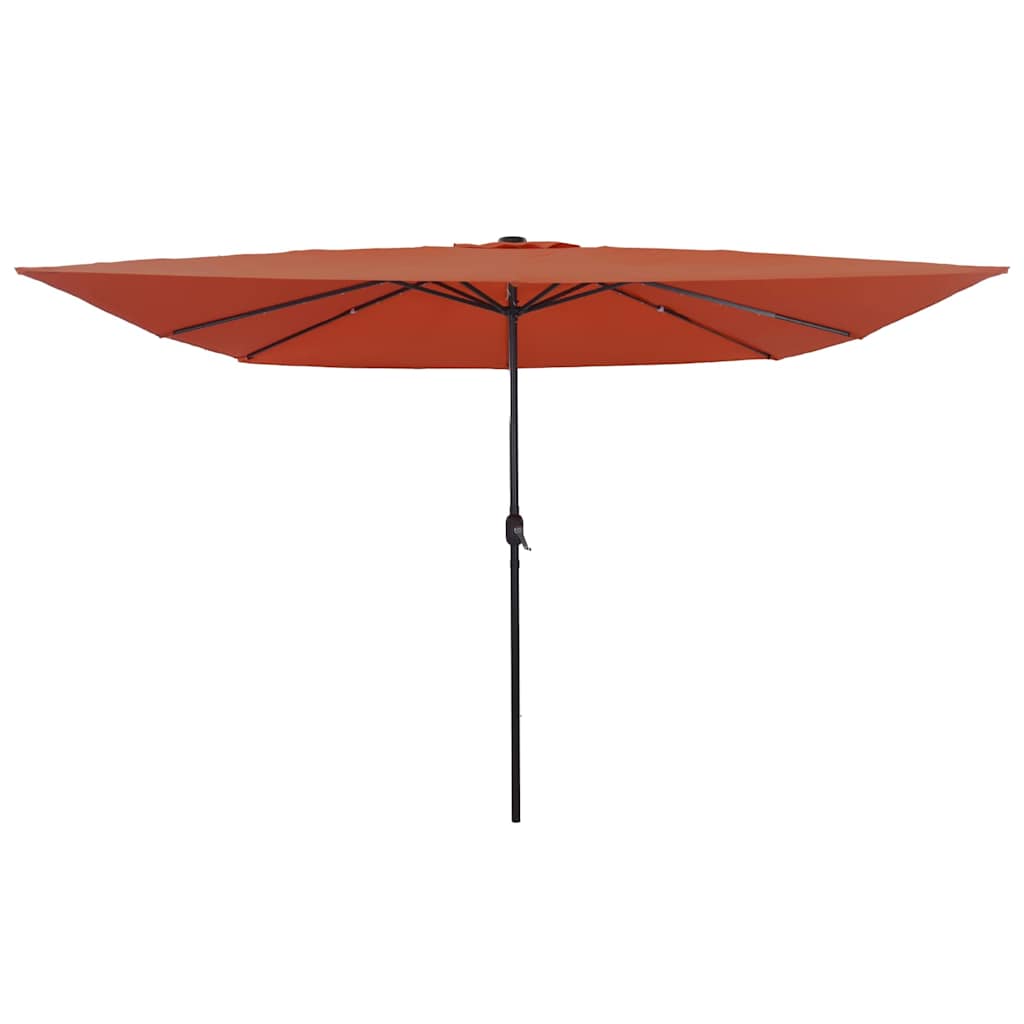 Garden Parasol Terracotta 295 x 295 x 245 cm