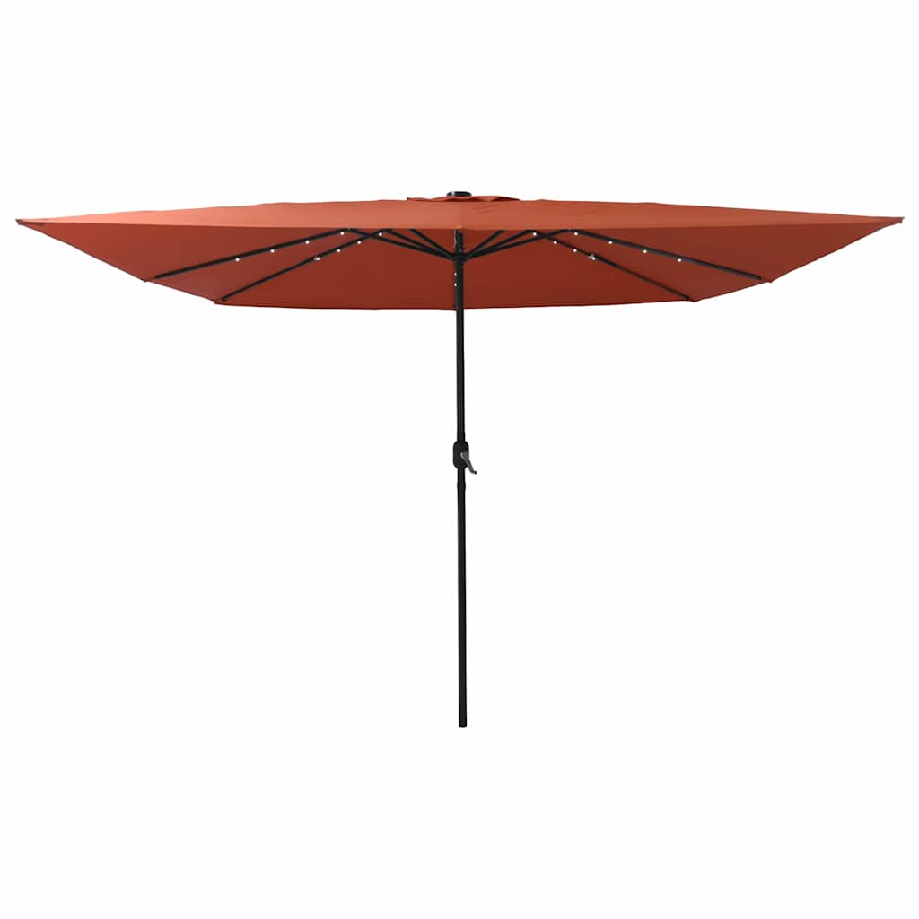 Garden Parasol Terracotta 295 x 295 x 245 cm