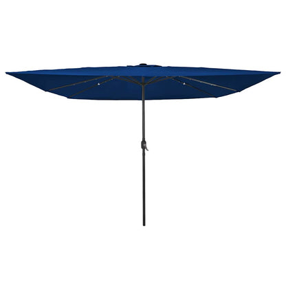 Garden Parasol Azurblau 295 x 295 x 245 cm Polyester and Steel