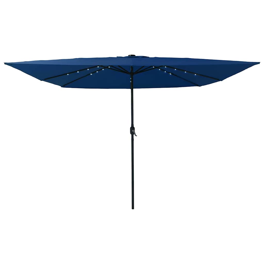 Garden Parasol Azurblau 295 x 295 x 245 cm Polyester and Steel