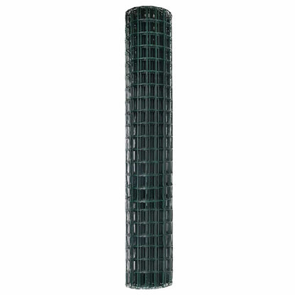 Euro Fence Green 1.5 x 10 m PVC-coated iron