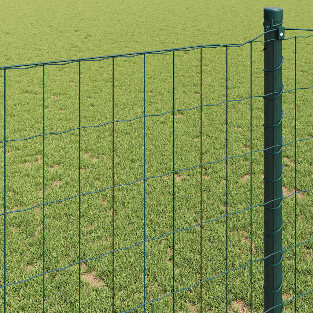 Euro Fence Green 1.5 x 10 m PVC-coated iron
