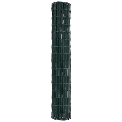 Euro Fence Green 1.6 x 10 m PVC-coated iron