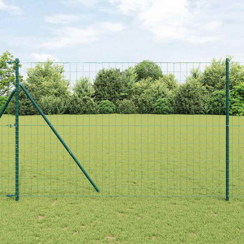 Euro Fence Green 1.5 x 10 m PVC-coated iron