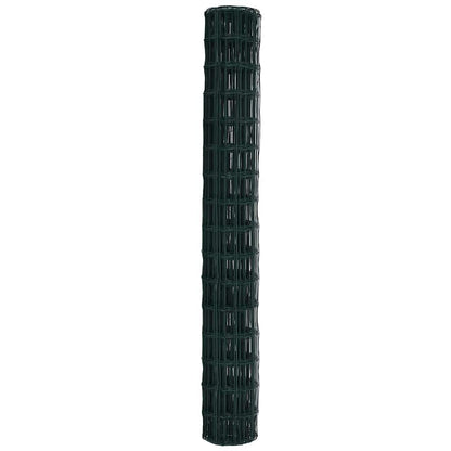 Euro Fence Green 1.6 x 10 m PVC-coated iron