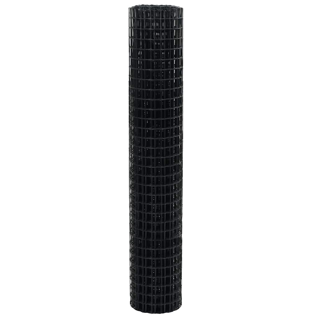 Euro Fence Grey 1.5 x 10 m PVC-coated iron