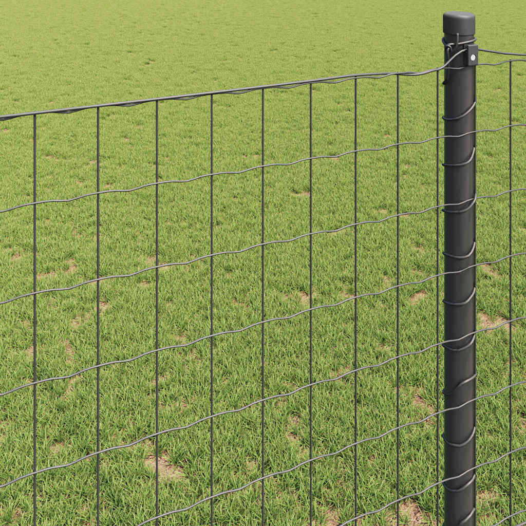 Euro Fence Grey 0.4 x 10 m PVC-coated iron