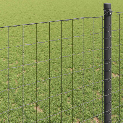 Euro Fence Grey 0.4 x 10 m PVC-coated iron