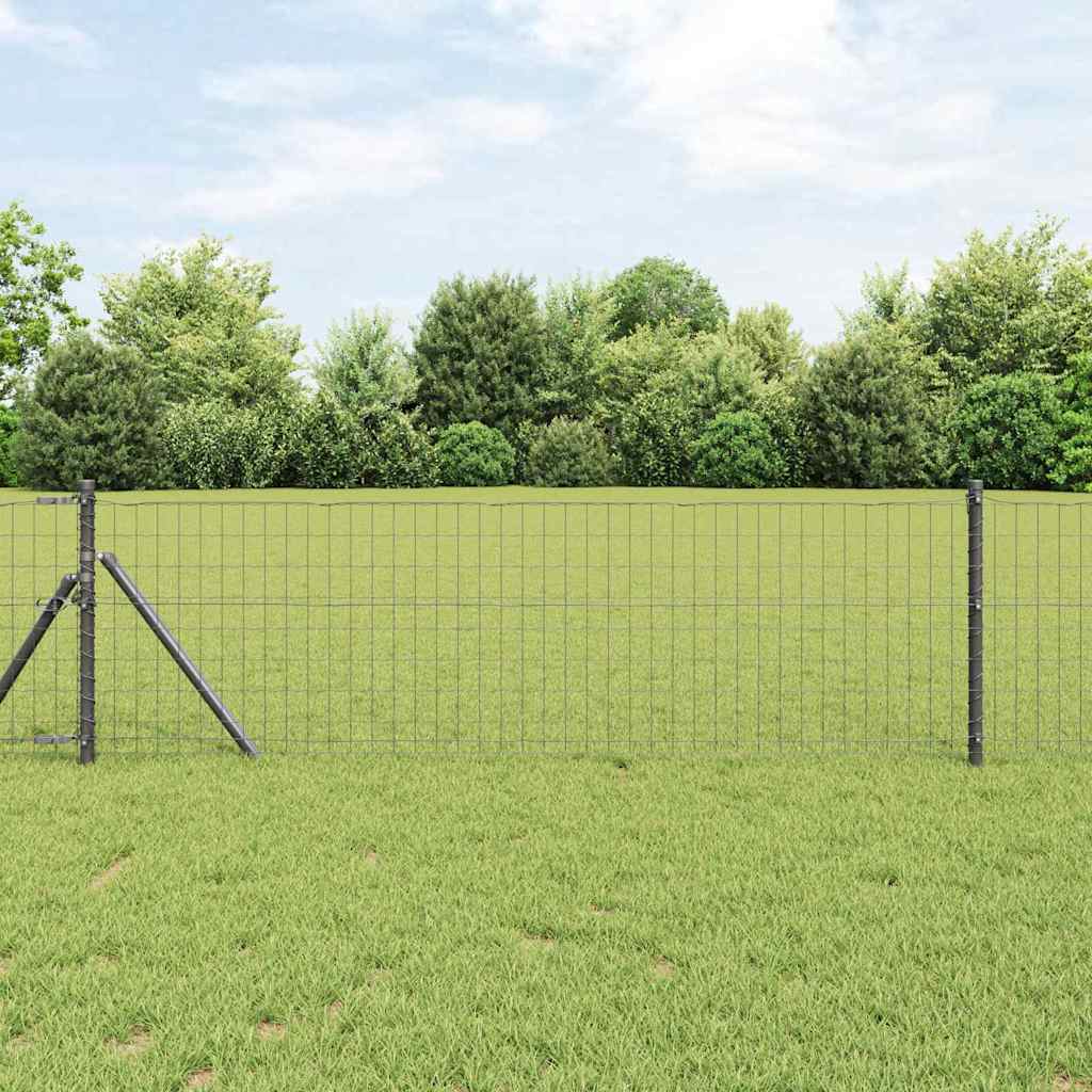 Euro Fence 0.6 x 10 m PVC-coated iron Grey
