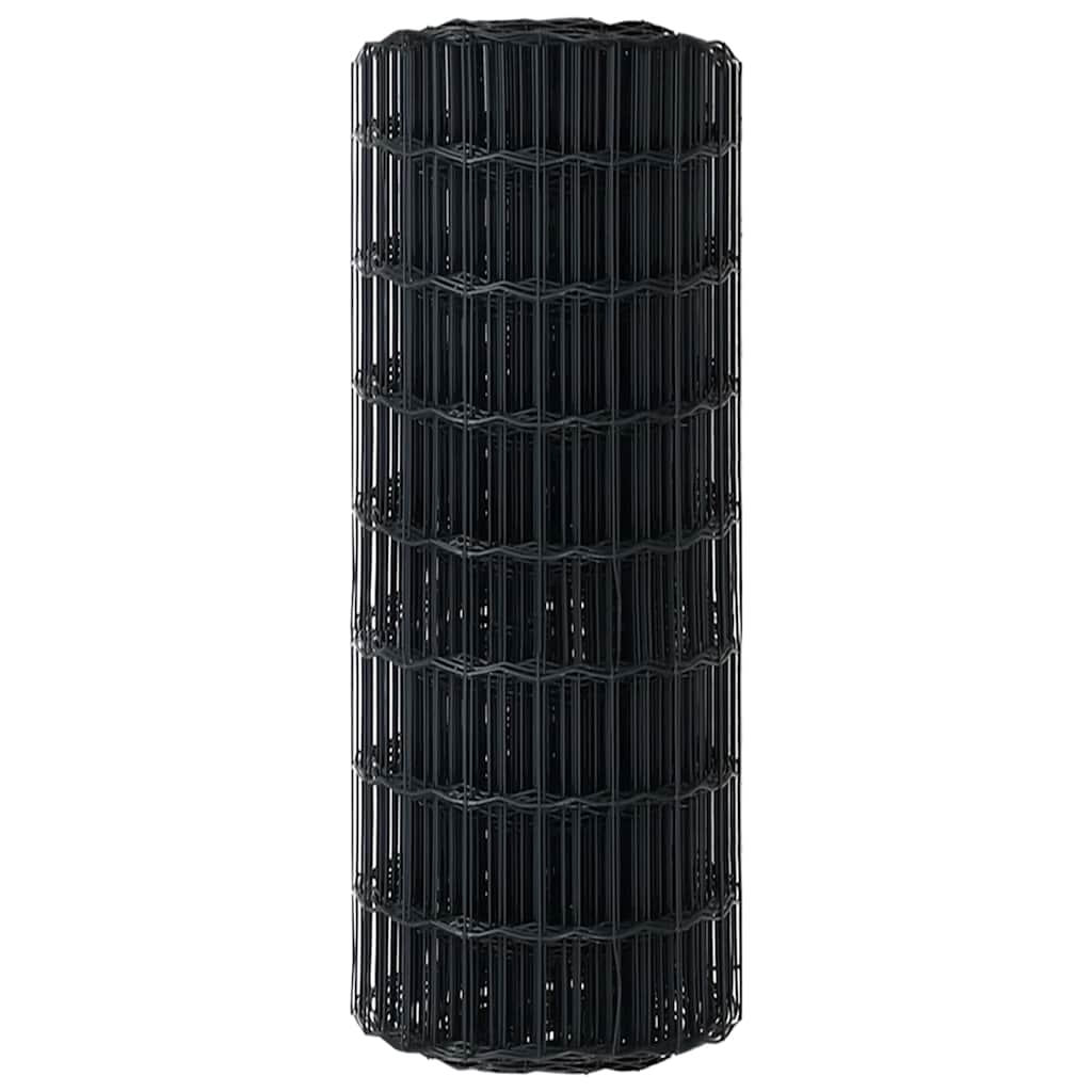 Euro Fence 0.6 x 10 m PVC-coated iron Grey