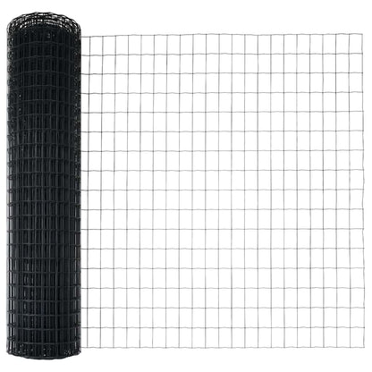 Euro Fence Grey 1 x 10 m PVC-coated iron