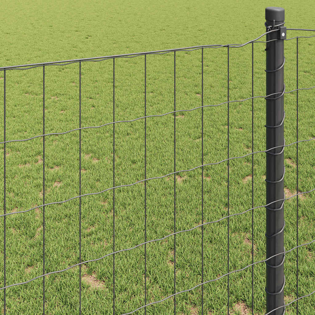 Euro Fence Grey 0.6 x 10 m PVC-coated iron