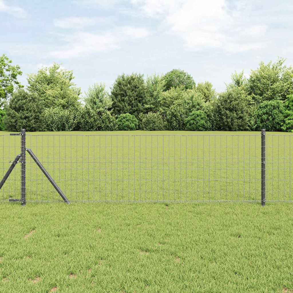 Euro Fence Grey 0.6 x 10 m PVC-coated iron