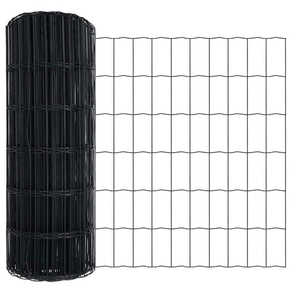 Euro Fence Grey 0.6 x 10 m PVC-coated iron
