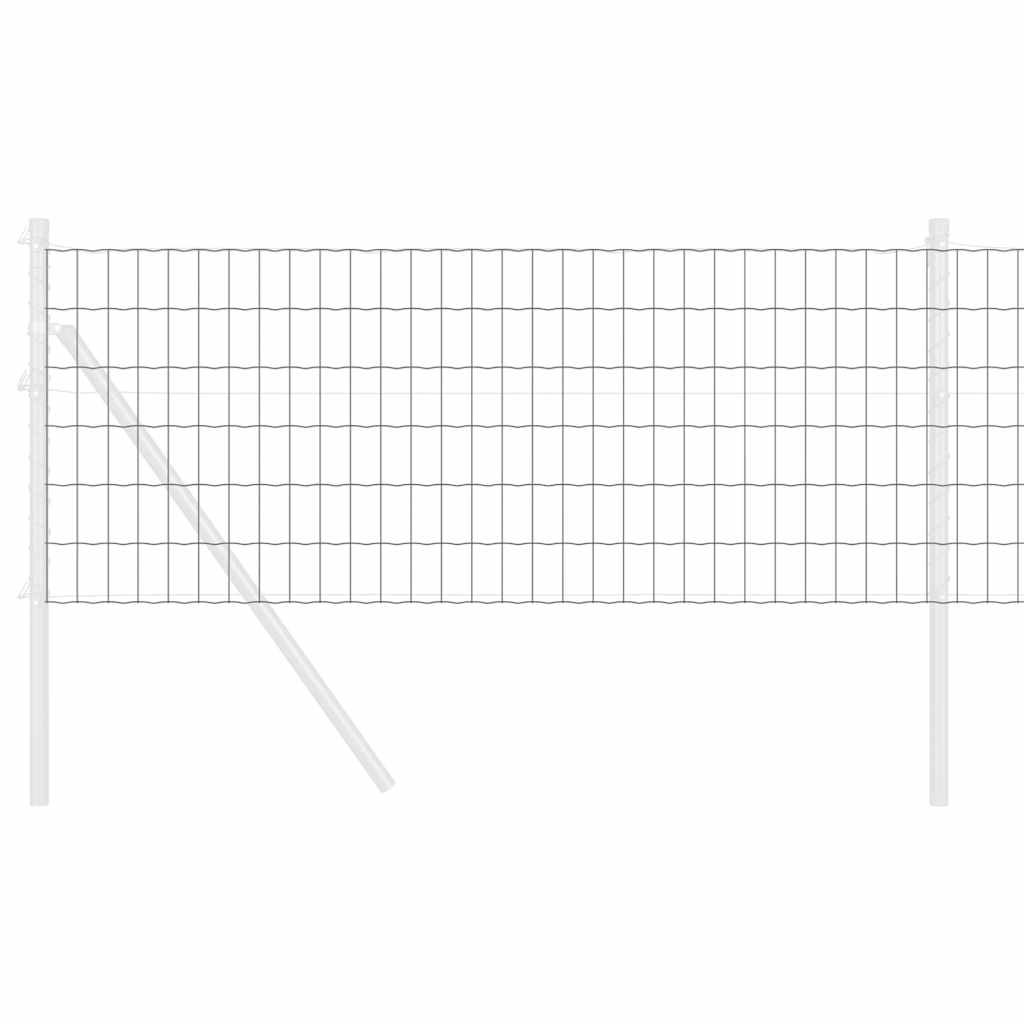 Euro Fence Grey 0.8 x 10 m PVC-coated iron