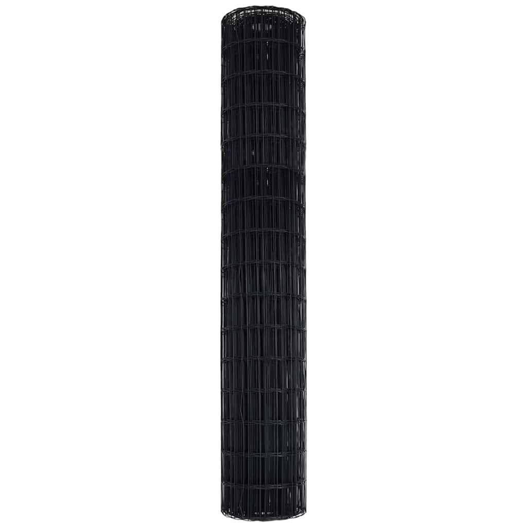 Euro Fence Grey 1.6 x 10 m PVC-coated iron
