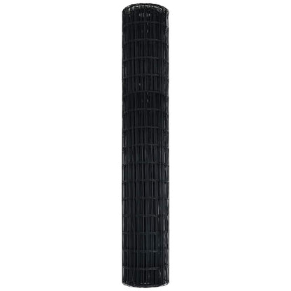 Euro Fence Grey 1.6 x 10 m PVC-coated iron