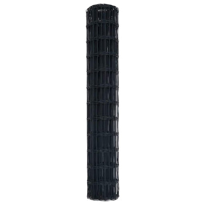 Euro Fence Grey 1 x 10 m PVC-coated iron