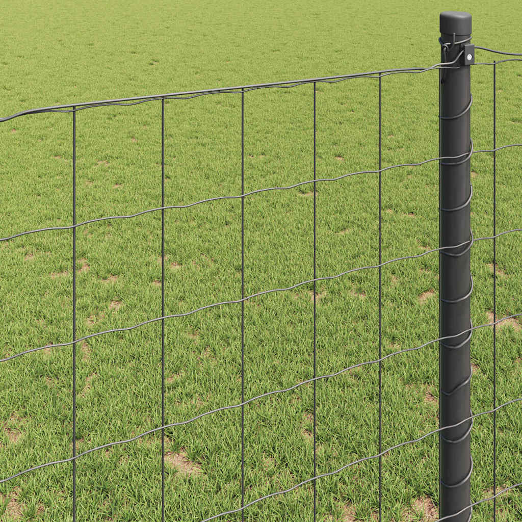 Euro Fence Grey 1.5 x 10 m PVC-coated iron