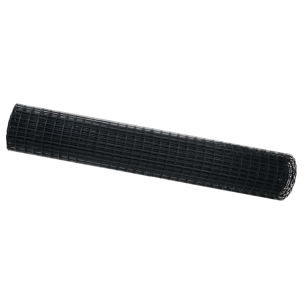 Euro Fence Grey 1.5 x 10 m PVC-coated iron