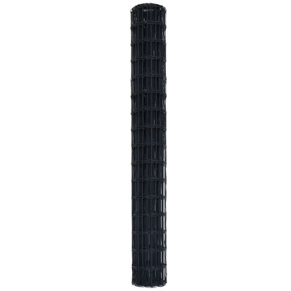 Euro Fence Grey 1.5 x 10 m PVC-coated iron