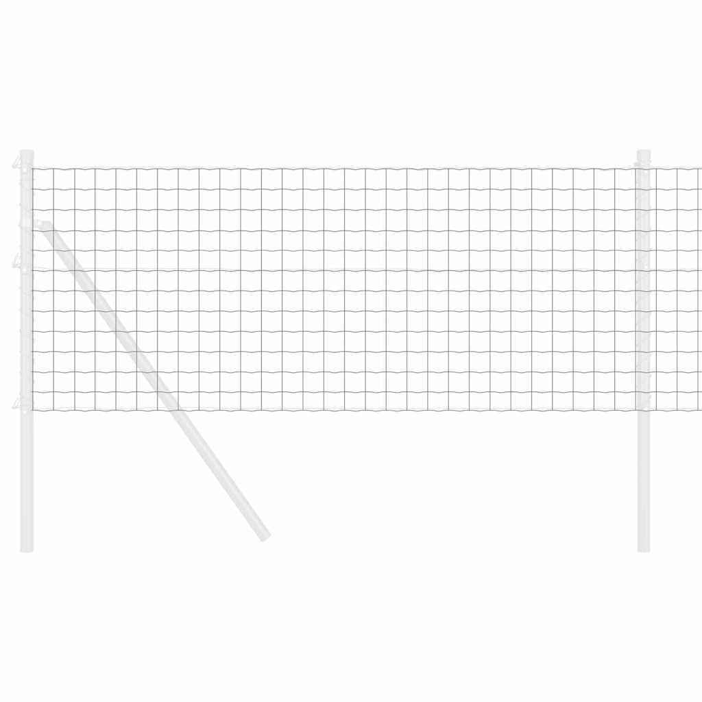 Euro Fence Grey 0.8 x 25 m PVC-coated iron